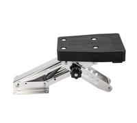 KAKAKE 304 Stainless Steel Outboard Motor Bracket 110lbs Load Bearing Spring-Assisted Action for Engine, Adjustable Boat Motor Stand Bracket for Outboard Mounting