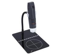 KAKAKE Adjustable Stand Digital Microscope 50X-1000X 2MP Handheld HD WiFi USB Camera for Circuit Board Repair Science Exploration with Stand Buckle for Skin Observation (Black)