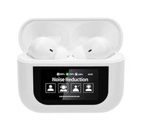 KAKAKE Bluetooth 5.4 Translator Earbuds with Long Battery Life for Effortless Communication in 144 Languages and Various Scenarios (White)