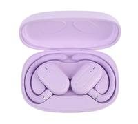 KAKAKE Bluetooth Translation Earbuds with Color Screen Case for Seamless Conversations and Music Enjoyment 140 Languages Support for Travelers (Purple)