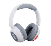 KAKAKE Colorful LED Bluetooth Headphones for Kids with Safe Volume Limit and 25H Playback Time, Ideal for Travel and Sports, Lightweight and Comfortable (White)
