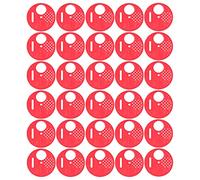 KAKAKE Durable Plastic Beehive Door Disc Vent Gate 30Pcs Protect Beehive Bees Easy Entry and Exit Beekeeping Tool for Beekeepers (Red)