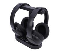 KAKAKE Low Latency TV Headphones Wireless with Transmitter Base Clear Dialogue Suitable for Seniors 2 Units