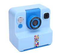 KAKAKE Multifunctional 24MP Instant Print Camera 2.4in HD Screen Thermal Printing Camera for Student Creator (Blue)
