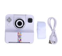 KAKAKE Multifunctional 24MP Instant Print Camera 2.4in HD Screen Thermal Printing Camera for Student Creator (White)