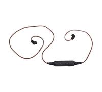 KAKAKE OFC PVC Bluetooth Adapter Cable with Mic and Volume Control for QDC Headphones Low Latency Support for Music and Gaming