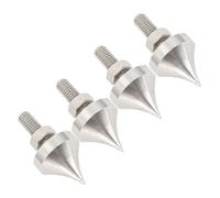 KAKAKE Plated Stainless Steel Isolation Feet Spike Shock Foot for Amplifier CD DVD Player 4pcs for HiFi Speakers (M10)