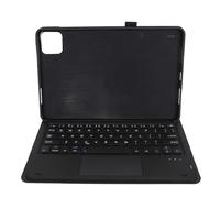 KAKAKE PU Leather Tablet Keyboard Case for Pad 6 with Multi Touch Trackpad, Scratch Prevention for Office Workers (Black)