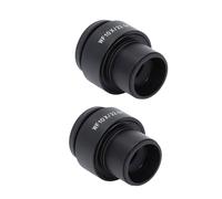 KAKAKE Wide Field 10X Microscope Eyepieces with Diopter Adjustment and 22mm Field of View Optical Lens Eyepiece Set, 30mm Mount, Suitable for Scientific Experiments