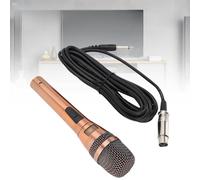 KAKAKE Wired Dynamic Moving Coil Microphone Elegant Design Sound for Singing Performance ABS Material