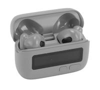 KAKAKE Wireless Bluetooth 5.2 Earbuds Retro Clock Display ENC Noise Cancelling Portable for Sports Games Travel Professional Design Material: PC+ABS Charging Case (Gray)