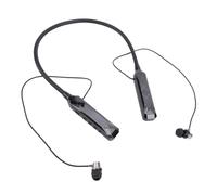 KAKAKE Wireless Neckband Earphones Comfortable Noise Reduction with Real Time Battery Display for Exercise and Daily Use (Black)