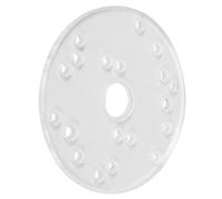 KAKAKE Woodworking Tool Transparent Router Base Plate Acrylic with Centering Pin Screws for Trim Routers