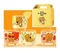KAKAO FRIENDS Soju Shot Glasses Set of 4 in Kakao Gift Box - Ryan