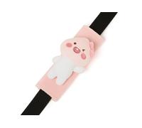 KAKAO Official Merchandise- Car Seat Belt Cover Seatbelt Shoulder Protection Cover Ryan Apeach Choonsik Jordy (Apeach Plush Cover)