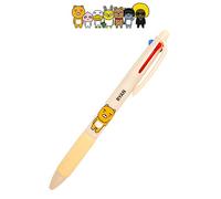 Kakaotalk Kakao Friends 3-in-1 0.7mm Multicolor 3-Colors Ballpoint Pen with Pocket Clip : Ryan