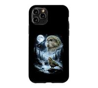 Kakapo Howling at Moon 90's Retro Case for iPhone 11 Pro
