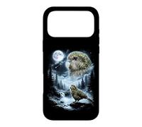Kakapo Howling at Moon 90's Retro Case for iPhone 17 Pro Max