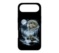 Kakapo Howling at Moon 90's Retro Case for iPhone Air