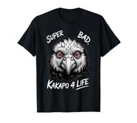 Kakapo Owl Parrot Red Eyes Angry Street Style Vibes T-Shirt