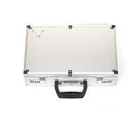 KakapopoTCG TC-A6 Silver Lockable Storage Case with Movable Walls for TCG, Deck Box, Card Games, MTG, Magic, Yugioh, Keyforge, Dominion, Flesh and Blood, FaB, Trading Cards