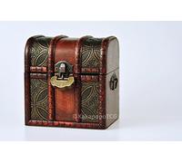 KakapopoTCG The Elven Chest (Harmony Design): a Lockable Wooden Chest for storing MTG Magic PTCG YGO EDH Commander FaB Flesh and Blood Deck Box Dice Spell Cards