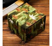 KakapopoTCG The Geisha Deckimono: a Kimono patterned Deck Box for MTG Magic FaB EDH Commander YGO DND Spell Cards FaB PTCG TCG (Jade Forest)