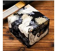 KakapopoTCG The Geisha Deckimono: a Kimono patterned Deck Box for MTG Magic FaB EDH Commander YGO DND Spell Cards FaB PTCG TCG (Midnight Crane)