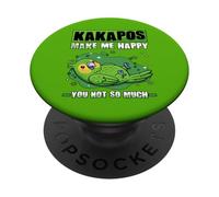 Kakapos Make Me Happy You Not So Much New Zealand Kakapo PopSockets Adhesive PopGrip