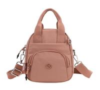 kakarin choyx Women‘s Mini Backpack Purse Casual Lightweight Waterproof Durable 7 Inch Small Travel Daypack, Dark Pink, Mini