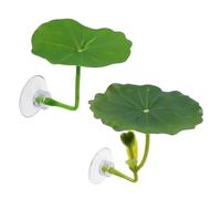 KAKASEA 3D Print Bettas Leaf Bed Suction Cup Leaf Pad Hammock Shelter Resting Bed for Fishtanks Aquariums Habitats Decoration