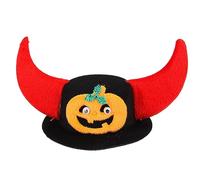 KAKASEA Cartoon Christmas Theme Hat for Christmas Mischievous Party Hat Pet Keep Warm Hat with Adjustable Neck Strap