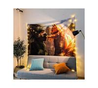 (Kakashi, ?95x73?) Anime hanging cloth One Piece Naruto Internet celebrity rental room decoration decorative wall cloth tapestry