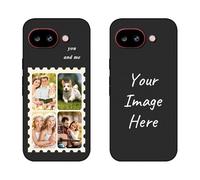 KakaTify Customized Photo Case for Google Pixel 10A - Can be Collage Image Initials Text Letters Multiple Photos Liquid Silicone Soft Elastic Rubber Thin 6.3 Inch