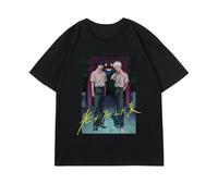 kakazoomm store Anime The Summer T-Shirt Hikaru Died Pattern Casual Loose Unisex Spring/Summer Short-Sleeved Top