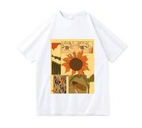 kakazoomm store Anime The Summer T-Shirt Hikaru Died Pattern Fashionable Loose-Fitting Men's and Women's Spring/Summer Short-Sleeved Top