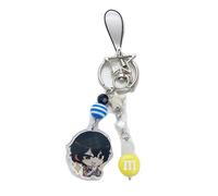 kakazoomm store Bungo Stray Osamu Dazai Dogs Mobile Phone Chain Popular Anime Print Beaded Pendant Chain Chuuya Nakahara Keychain Backpack Charms