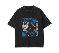 kakazoomm store Kaiju Anime No8 Washed T Shirt Featuring Kafka Hibino Mina Ashiro Reno Ichikawa Stylish Unisex Top Trendy for Anime Fans