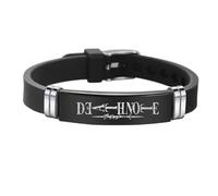 kakazoomm store Lawliet L Yagami Light Bracelet Anime Death Bracelet Note Fashionable Trendy Unisex Bracelet Accessory
