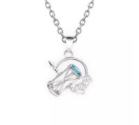 kakazoomm store Link Lucas Click Necklace Anime Peripheral Cheng Xiaoshi Lu Guang Qiao Ling Same Pendant Neck Chain Fashion Necklace
