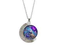 kakazoomm store Slime Necklace Rimuru Tempest Pendant Reincarnated as a Slime Choker Decoration Diablo Shuna Shion Benimaru Necklace