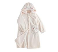 kakazoomm store Winter Coral Velvet Robe Thickened Pyjamas Set Chikawa Pajamas for Women Usagi Cute Homewear Nightwear