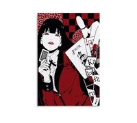 Kakegurui Anime Role Jabami Yumeko Fan Art Poster Decorative Painting Canvas Wall Art Living Room Poster Bedroom Painting Wall Art Picture Print Modern Family Room Decor 12 x 18 Inches (30 x 45 cm)