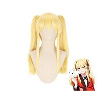Kakegurui Compulsive Gambler Meari Saotome Mary Golden Ponytails Wig Cosplay Costume Heat Resistant Synthetic Hair Women Wigs