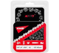 KAKEI Chainsaw Chain 18-Inch.050" Gauge, 3/8" LP Pitch, 62 Drive Links Fits Craftsman/Sears, Homelite, McCulloch, Poulan, Remington, Kobalt (1)