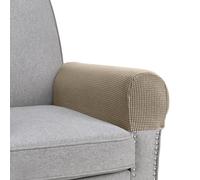 Kaket Armchair Covers for Sofa Armrest Protectors, Stretchy Sofa Arm Covers, Soft, Non-slip, Scratch-resistant (Sand)