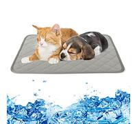 Kaket Dog Cooling Mat Small 70 x 55 CM, Self Cooling Mat for Dogs, Durable Pet Cooling Mat for Dogs and Cats (M, Grey)