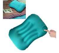 Kaket Inflatable Camping Pillow, Ultralight Inflating Pillow, Camping &Beach Travel Pillow, Ultra-light Camping Pillow for Adults & Kids (Green)
