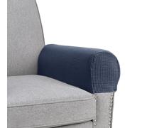 Kaket Sofa Arm Covers Grey, Anti-Slip Armchair Covers Slipcover Protector, Stretchy Armrest Covers for Sofa Couches (Dark Grey)