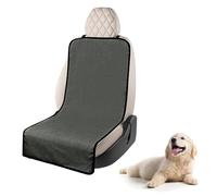 Kaket Waterproof Dog Seat Cover - Front Non-Slip, Scratch-Proof Pet Seat Protector for Trucks, SUVs & Cars (Grey)